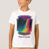 魔法のカスケード、魅惑的な静寂 Tシャツ (正面)