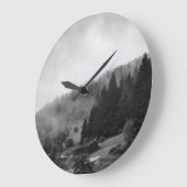 魔法のカッコいい自然 ラージ壁時計 (傾斜)