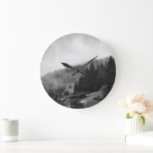 魔法のカッコいい自然 ラージ壁時計 (ホーム)