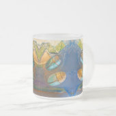 魔法のカブトムシの荒野 フロストグラスマグカップ (正面右)