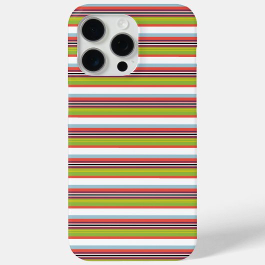 魔法のカラフルなストライプ Case-Mate iPhoneケース (裏面)