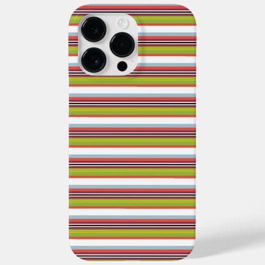 魔法のカラフルストライプ Case-Mate iPhoneケース (裏面)