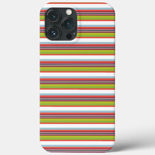 魔法のカラフルストライプ Case-Mate iPhoneケース (裏面)