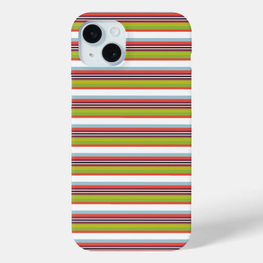 魔法のカラフルストライプ Case-Mate iPhoneケース (裏面)