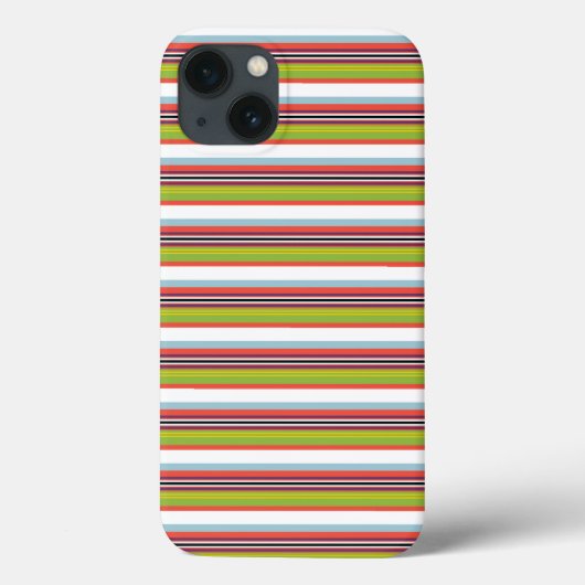 魔法のカラフルストライプ Case-Mate iPhoneケース (裏面)
