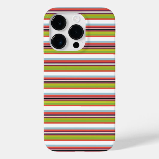 魔法のカラフルストライプ Case-Mate iPhoneケース (裏面)