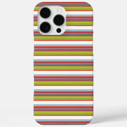 魔法のカラフルストライプ Case-Mate iPhoneケース (裏面)