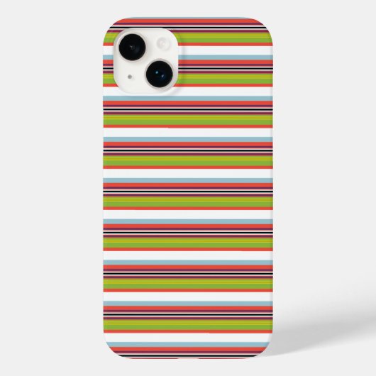 魔法のカラフルストライプ Case-Mate iPhoneケース (裏面)