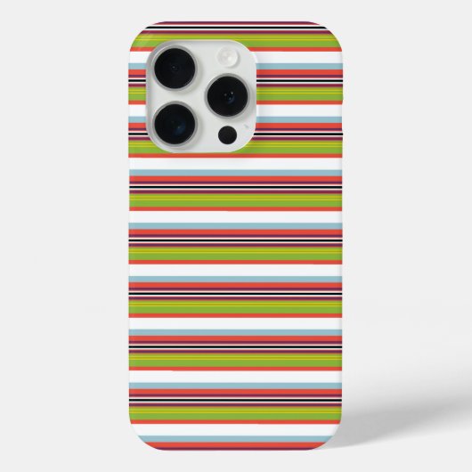 魔法のカラフルストライプ Case-Mate iPhoneケース (裏面)