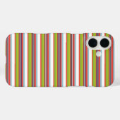 魔法のカラフルストライプ Case-Mate iPhoneケース (裏面 (横))