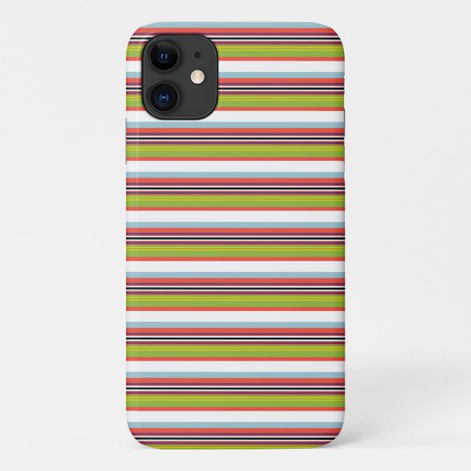 魔法のカラフルストライプ Case-Mate iPhoneケース (裏面)