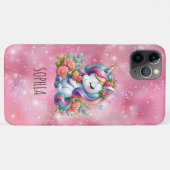 魔法のカラフルユニコーン ガーリーな誕生日プレゼント Case-Mate iPhoneケース (裏面(横))