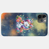 魔法のカラフルユニコーン ガーリー誕生日ギフト Case-Mate iPhoneケース (裏面(横))