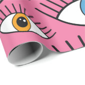 魔法のカラフル目。神秘的な背景 ラッピングペーパー (ロールコーナー)