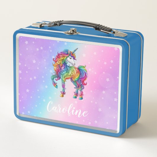 魔法のカラフル メタルランチボックス (正面)