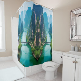 魔法のカルスト・リバー・セレニティ» シャワーカーテン