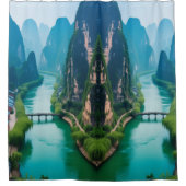 魔法のカルスト・リバー・セレニティ» シャワーカーテン (正面)