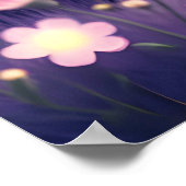 魔法のキッズイースターテーマの誕生日へようこそ ポスター (角)