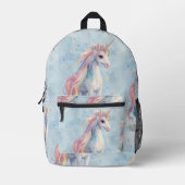 魔法のキッズバックパック – 魔法の新学期 プリントバックパック (正面)