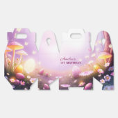 魔法のキッズピンクイースターをテーマにした誕生日 フェイバーボックス (見開き)