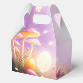 魔法のキッズピンクイースターをテーマにした誕生日 フェイバーボックス (裏面)