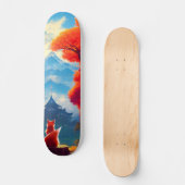 魔法のキツネ:: スケートボード (正面)