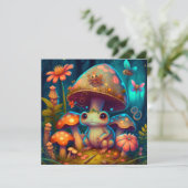 魔法のキノコのカエル 招待状 (スタンド正面)