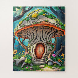 魔法のキノコの家の子供たち ジグソーパズル