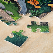 魔法のキノコの家の子供たち ジグソーパズル (側面)