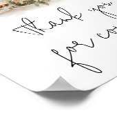 魔法のキノコの森ありがとうござ来う ポスター (角)