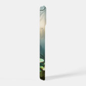 魔法のキノコの森の美しい妖精 iPhone 15ケース (右側面)