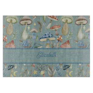 魔法のキノコ神秘的なハイゲパーソナライズされた カッティングボード