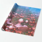 魔法のキノコ ラッピングペーパー (アンロールド)