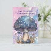 魔法のキノコ 4歳の誕生日パーティー 招待状 (スタンド正面)