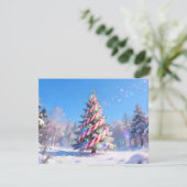 魔法のキャンディーケーンクリスマスツリー シーズンカード (スタンド正面)