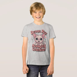 魔法のキュートさ - キュアなデボンレックス猫 トライブレンドTシャツ
