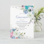 魔法のキンセアニェラ:ミントブルースパークル花 招待状 (スタンド正面)