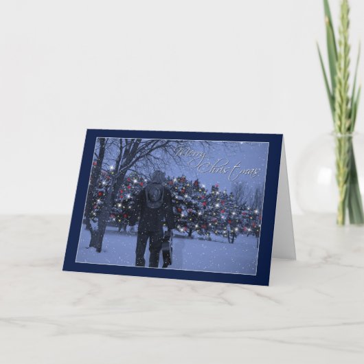 魔法のギターのクリスマスカード シーズンカード (正面)