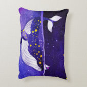 魔法のクジラ：暗い海夜 アクセントクッション (裏面(縦))