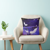 魔法のクジラ：暗い海夜 クッション (椅子)