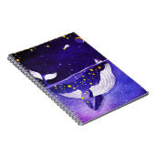 魔法のクジラ：暗い海夜 ノートブック (右側)