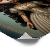 魔法のクラウンファンタジー・プリンセス・ガール・アート ポスター (角)