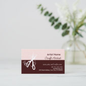 魔法のクラシックな芸術家の芸術および技術メーカーの作成 名刺 (スタンド正面)