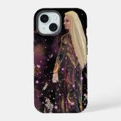 魔法のクリスタルの国 iPhone 15ケース (裏面)
