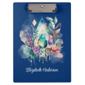 魔法のクリスタルボホ海軍ドリームキャッチャー クリップボード (正面)