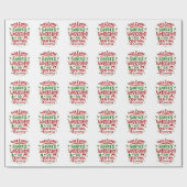 魔法のクリスマスのためのサンタの夢のワークショップ ラッピングペーパー (フラット)