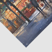 魔法のクリスマスの街のデコップクラフトパペ 薄葉紙 (詳細)