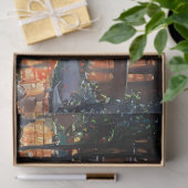 魔法のクリスマスの街のデコップクラフトパペ 薄葉紙 (ギフト)