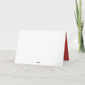 魔法のクリスマスをお願いします... ハッピーホリデー シーズンカード (裏面)