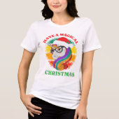 魔法のクリスマスを過ごす トライブレンドTシャツ (正面)